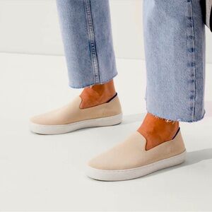 Rothy’s The Original Slip On Sneaker, size 7.5, color sand